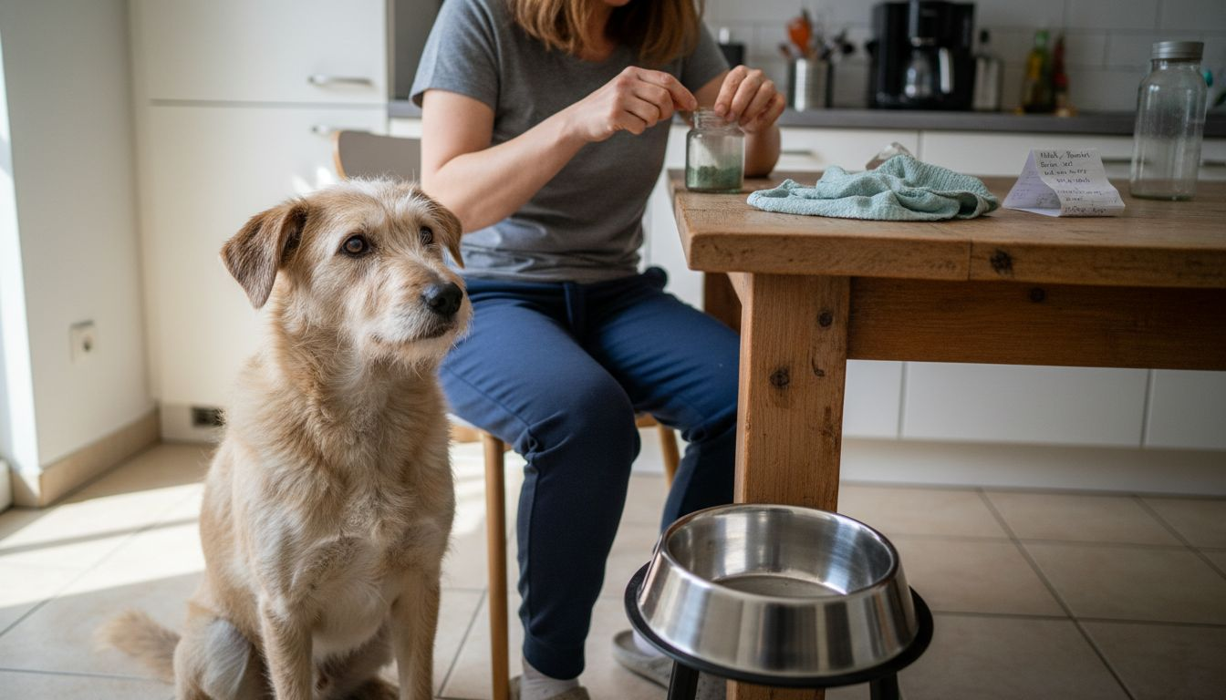 Gemeinsame Zeit: Wenn Hund und Halter zu Hause das Futter mit Ergänzungen anreichern
