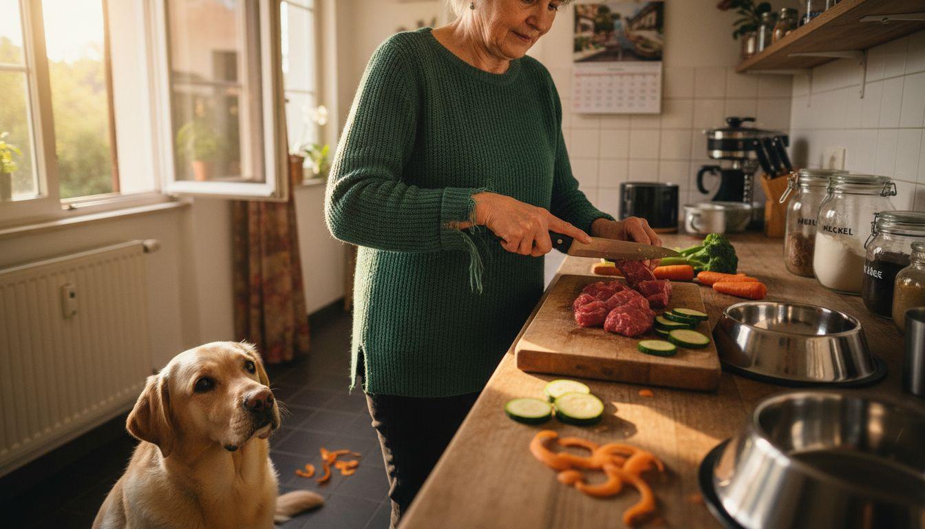 Barf-Menü für den Hund in der eigenen Küche zubereiten