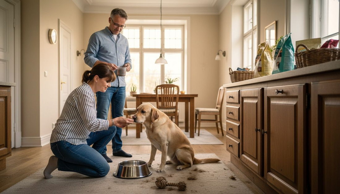 Viele Hundebesitzer mischen vor dem Füttern spezielle Nahrungsergänzungsmittel ins Hundefutter, um die Gesundheit ihres Vierbeiners zu unterstützen.